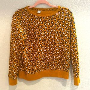 comfy old navy leopard kids sweater